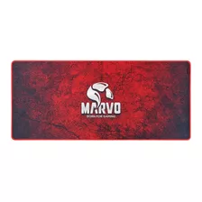 Mouse Pad Gamer Marvo G41 Scorpion De Goma Xl 400mm X 900mm X 3mm Rojo