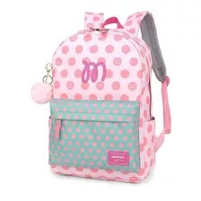 Mochila Feminina Escolar Pink Up4you By Maisa