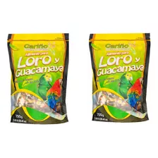 2 Pz Alimento Para Loros, Pericos Y Guacamayas Cariño 1.5kg