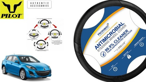 Funda Cubrevolante Negro Antimicrobial Mazda 3 Hb 2.3l 2012 Foto 2