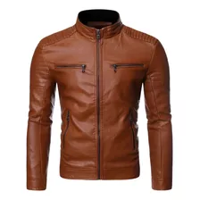 Chaqueta De Cuero Para Hombre De Súper Promoción