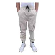 Pantalón Jogger Cargo Para Hombre Varios Colores