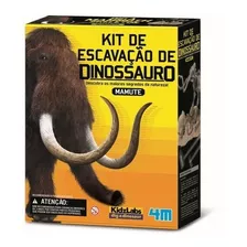 Dinossauros Kit De Escavação Esqueleto Mamute 4m Kidz Labs