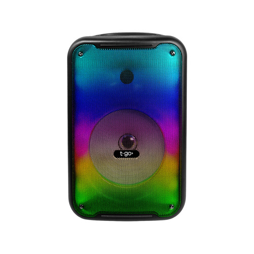 Parlante T-go Bermudas 8 Pulgadas Con Bluetooth Portatil Usb Potencia 3050wts Luces Led Rgb + Microfono