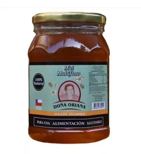 Miel Multiflora 100% Natutal Producto Chileno 1kg $6.500