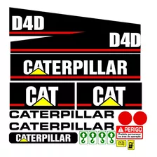 Adesivo Para Trator Caterpillar D4d 