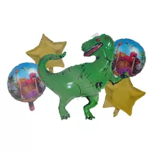 Paquete Globos Dinosaurio Rex Dinosaurio Globo Metálico 