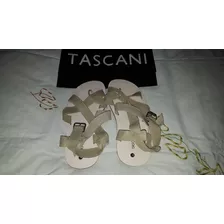 Zapatilla Ojotas Chilena Tascani Cuero Vacuno Talle 41