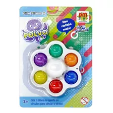2 Brinquedos Em 1 - Pop-it E Spinner - Giro Stress Polvo 6