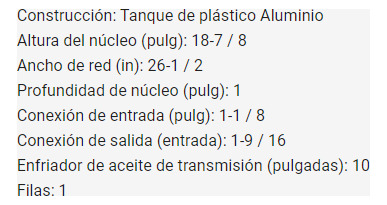 Radiador De Agua Apdi Subaru Tribeca 3.6l 3630cc H6 08-14 Foto 3