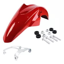 Paralama Cg 125/150/160 Titan Fan Start 2014 A 2023 Vermelho