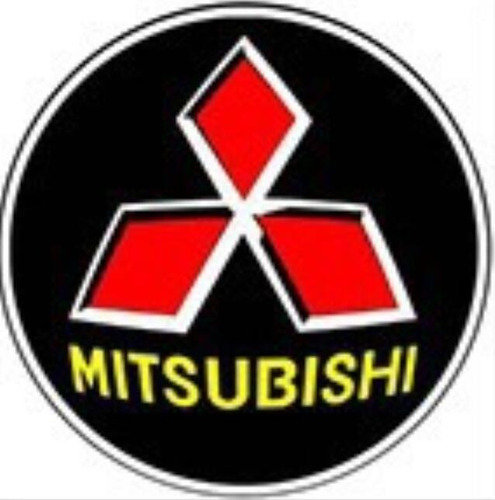 Juego Centros Rin 60 Mm Logo Mitsubishi Y Tapones Vlvula