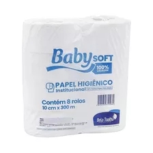 Papel Higiênico Rolão 100% Celulose C/ 16 Rolos 300 Metros