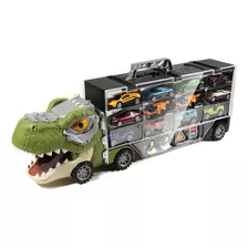 Juguete Niños Dino Camión Rampa 10 Autos 12 Dinosaurios 