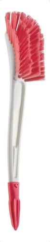 Escova Mamadeira Buba Com Limpador De Bico - Rosa