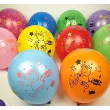 Pack 10 Globos Peppa Pig