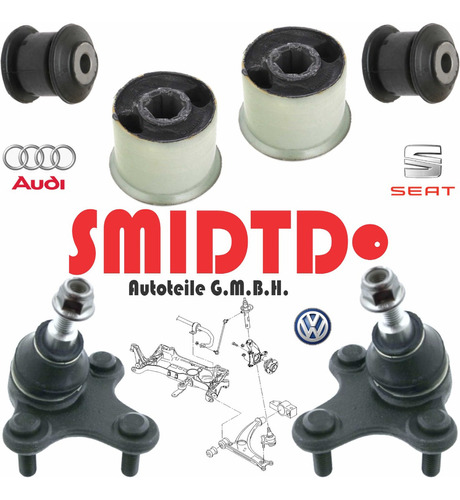 Kit Bieletas Direccin Bujes Rotulas Estab Audi Q3 13-18 Foto 4