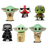 Colección De Funko Pop Mandalorian/baby Yoda Star Wars