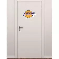 Adesivo Decorativo Porta Quarto Parede Basquete Lakers