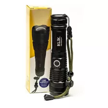 Linterna Táctica Recargable Klik Sd-1901 1000 Lumens C/ Zoom