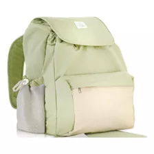 Mochila Térmica Mamãe E Bebê Natura + Trocador Portátil