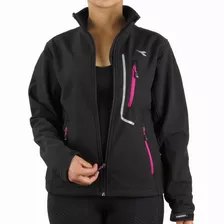 Campera Diadora Isola Softshell Impermeable Micropolar Mujer