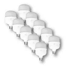 10 Lâmpada Super Bulbo Led 40w Bivolt E27 Branca Fria 6500k