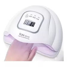 Cabina Secador Uñas Sun X5 Max 120w Uv Led Gelificadas Semi Color Blanco