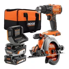 Taladros Ridgid 18v Cordless 1/2 In. Drill/driver And 6-1/2 