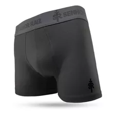 Cueca Boxer Em Algodão Supremo - Cinza