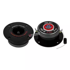 Bocina Tipo Super Tweeter Megapower 066-851 Para Carros, Pickups & Suv Color Negro De 4.8 4 X 4 X 4 X 2 Unidades 