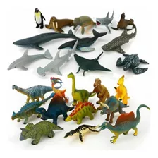 24 Piezas Dinosaurios Figura De Acción Juguete Conjunto