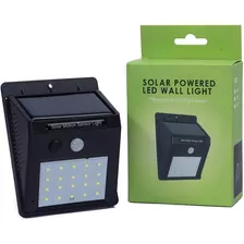 Foco Solar 20 Led Sensor De Movimiento