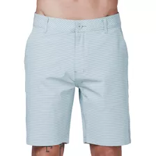 Short Masculino Alfaiataria Tactel Bermuda Com Lycra