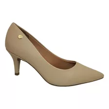 Scarpin Sapato Vizzano Feminino Salto Baixo Fino Macio