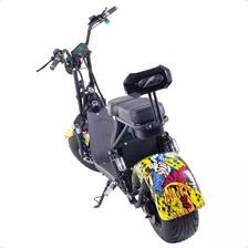 Scooter Moto Elétrica Harley 2000w X9 - Bateria Removível