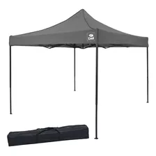 Tenda Gazebo 3x3 Oxford Sanfonado Para Barraca Praia Cinza