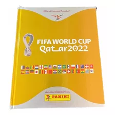 Álbum Capa Dura Dourado Copa Do Mundo 2022 Edição Limitada