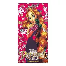 Toalha De Banho Rapunzel Personalizada Nome Bordado