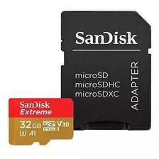 Cartão De Memória Sandisk Extreme Adap. Sd 32gb 032g-gn6 Nfe