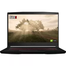 Laptop Gamer Msi Thin Gf63 Negra 15.6 , Intel Core I5 Core I7 10750h 8gb De Ram 512gb Ssd, Nvidia Geforce Gtx 1650 Max-q 60 Hz 1920x1080px Windows 10 Home