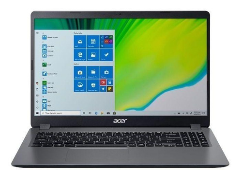 Notebook Acer Aspire 3 A315-56 Gray 15.6 , Intel Core I3 1005g1  4gb De Ram 256gb Ssd, Intel Uhd Graphics 60 Hz 1366x768px Windows 10 Home
