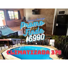 Alquiler Casa Piriapolis 4 Personas Parrillero Y Piscina Climatizada