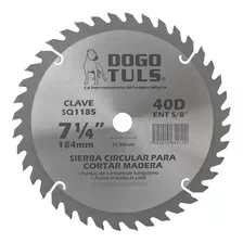 Sierra Circular Para Madera 7 - 1/4 24d Entrada 5/8 