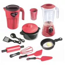 Kit Cozinha Liquidificador Jarra Panela Utensílios Zucatoys