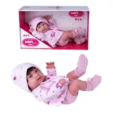 Boneca Bebê Reborn Anny Doll Menina Vinil Cabelo - Cotiplas