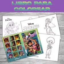 Libro Imprimible Colorear Encanto Disney Editable Inmediato!