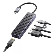 Yottamaster Hub Usb C Ethernet, Adaptador Multipuerto Usb C