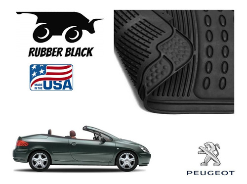 Tapetes Uso Rudo Peugeot 307 Cc 2005 Rubber Black Original Foto 4