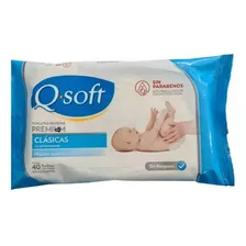 Toallitas Húmedas Q-soft Premium Clásica 40 U Ph Balanceado